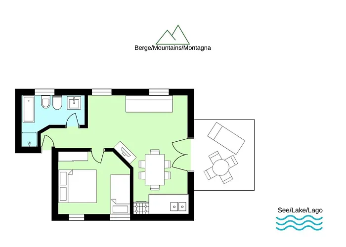 Vela Mit Dachterrasse Апартаменты